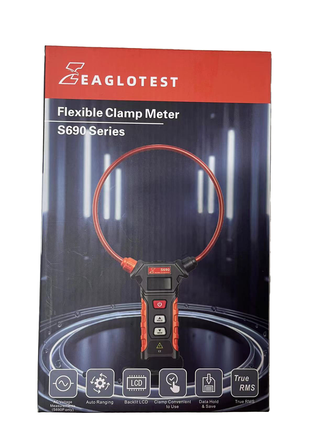 S690P - Rogowski Power Meter (Flexible Clamp Meter)