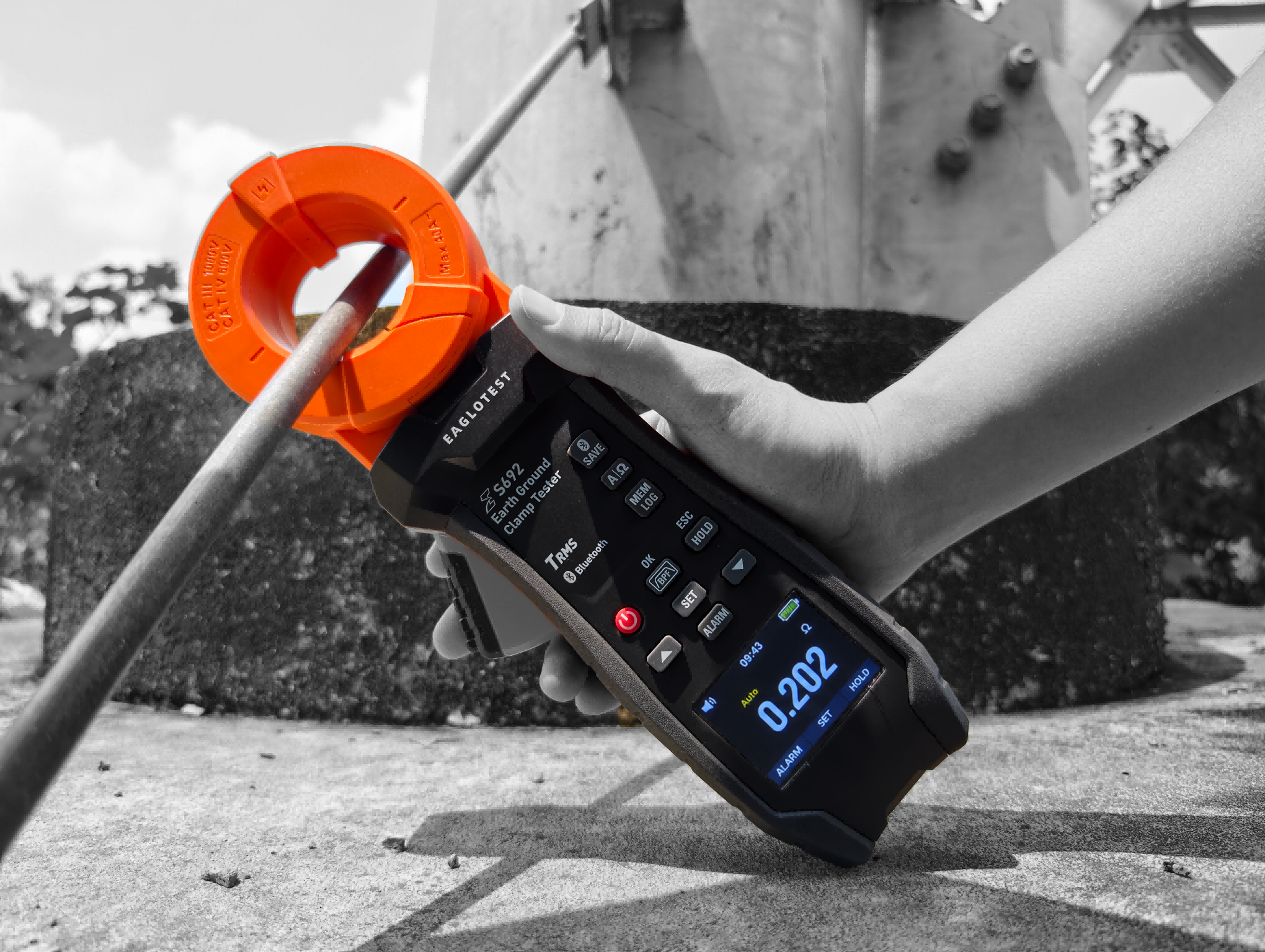 Eaglotest electrical testing equipment in a field application